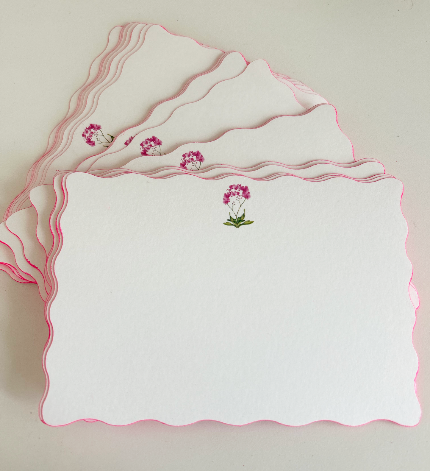 ORCHIDS | Scalloped Edge Notecards
