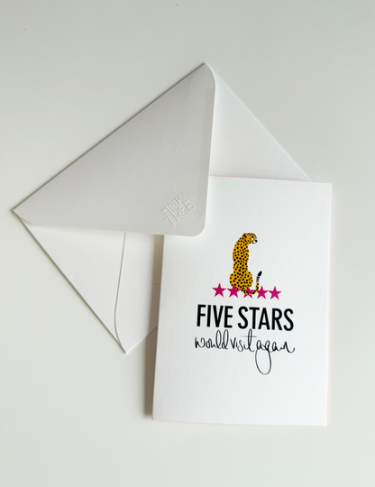 Five Stars - Would Visit Again
