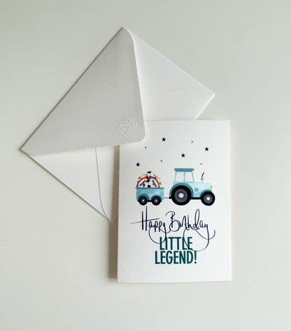 Happy Birthday Little Legend! Blue Truck