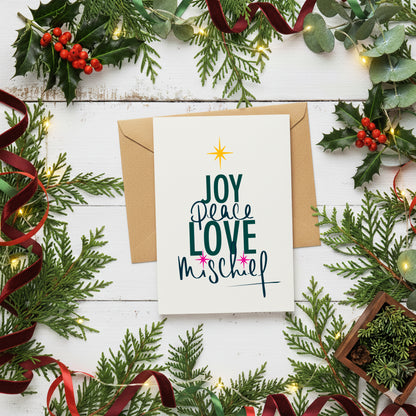 SET OF 6 ASSORTED CHRISTMAS CARDS