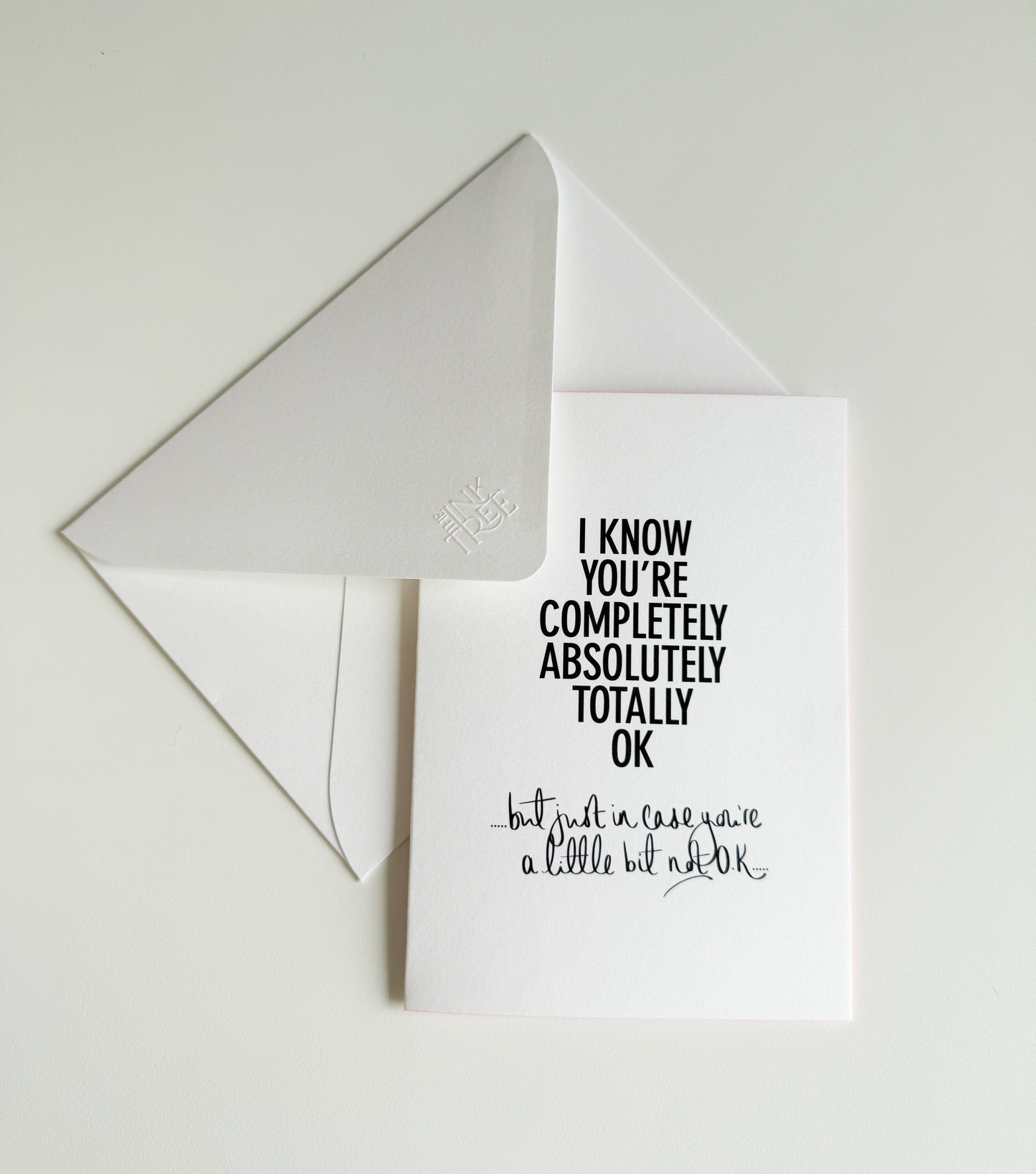 I know you're OK...