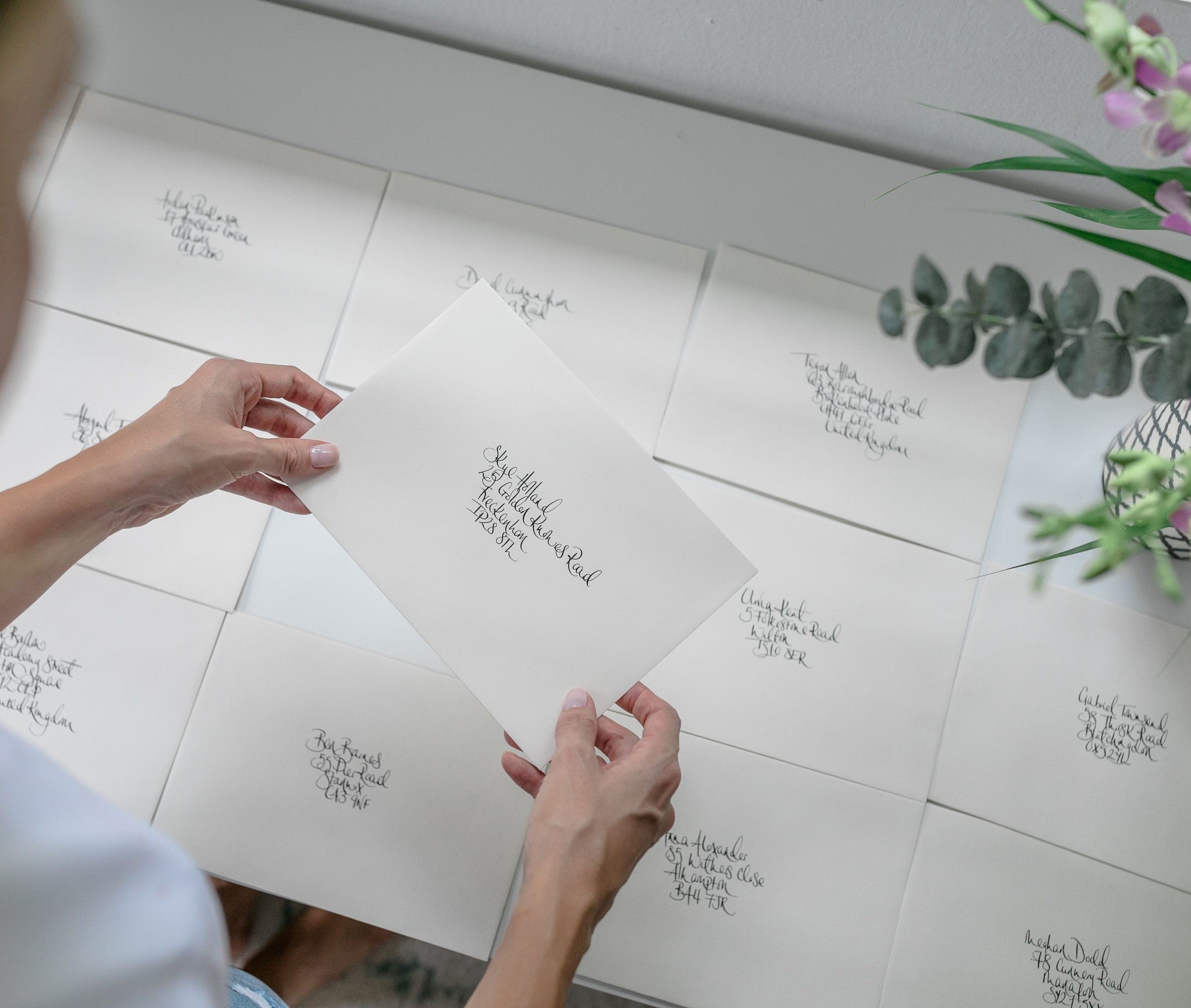 Personalised Caligraphy Wedding Stationery Singapore - The Ink Tree