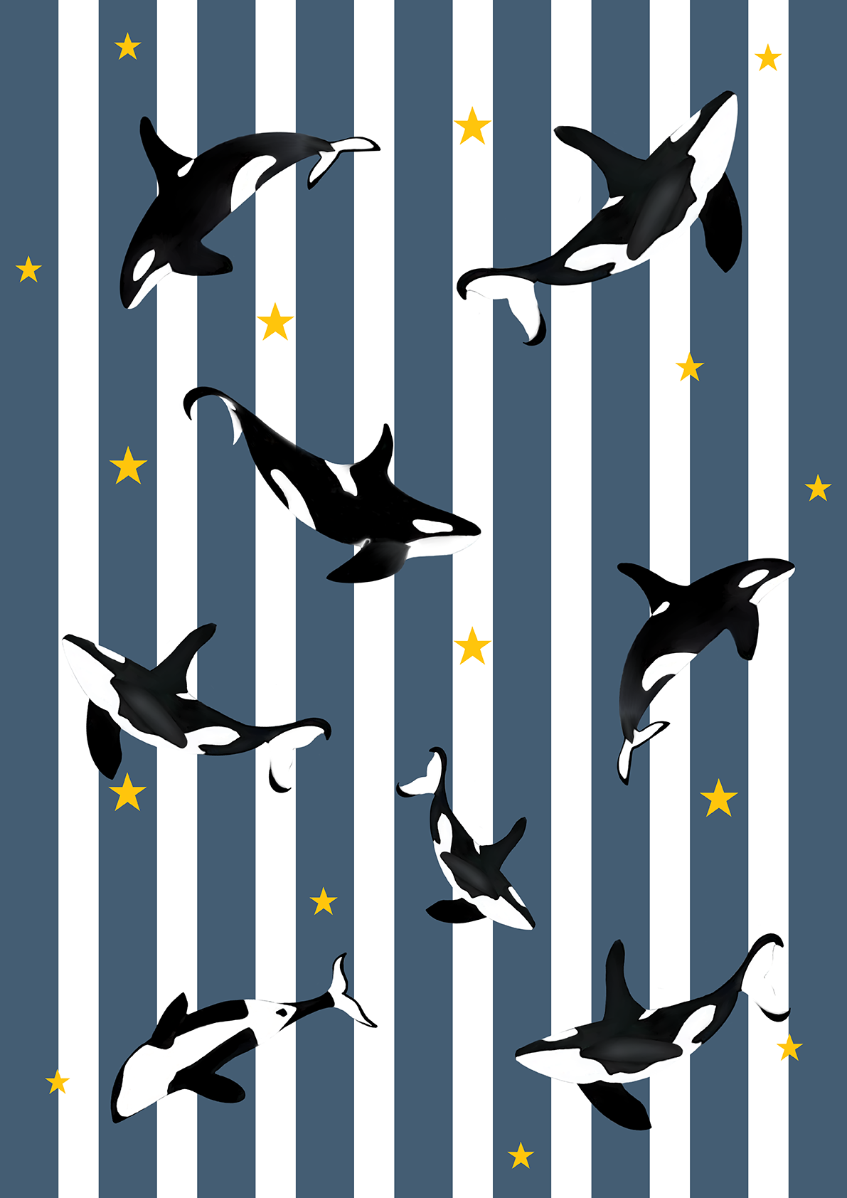 Orcas, Stripes & Stars