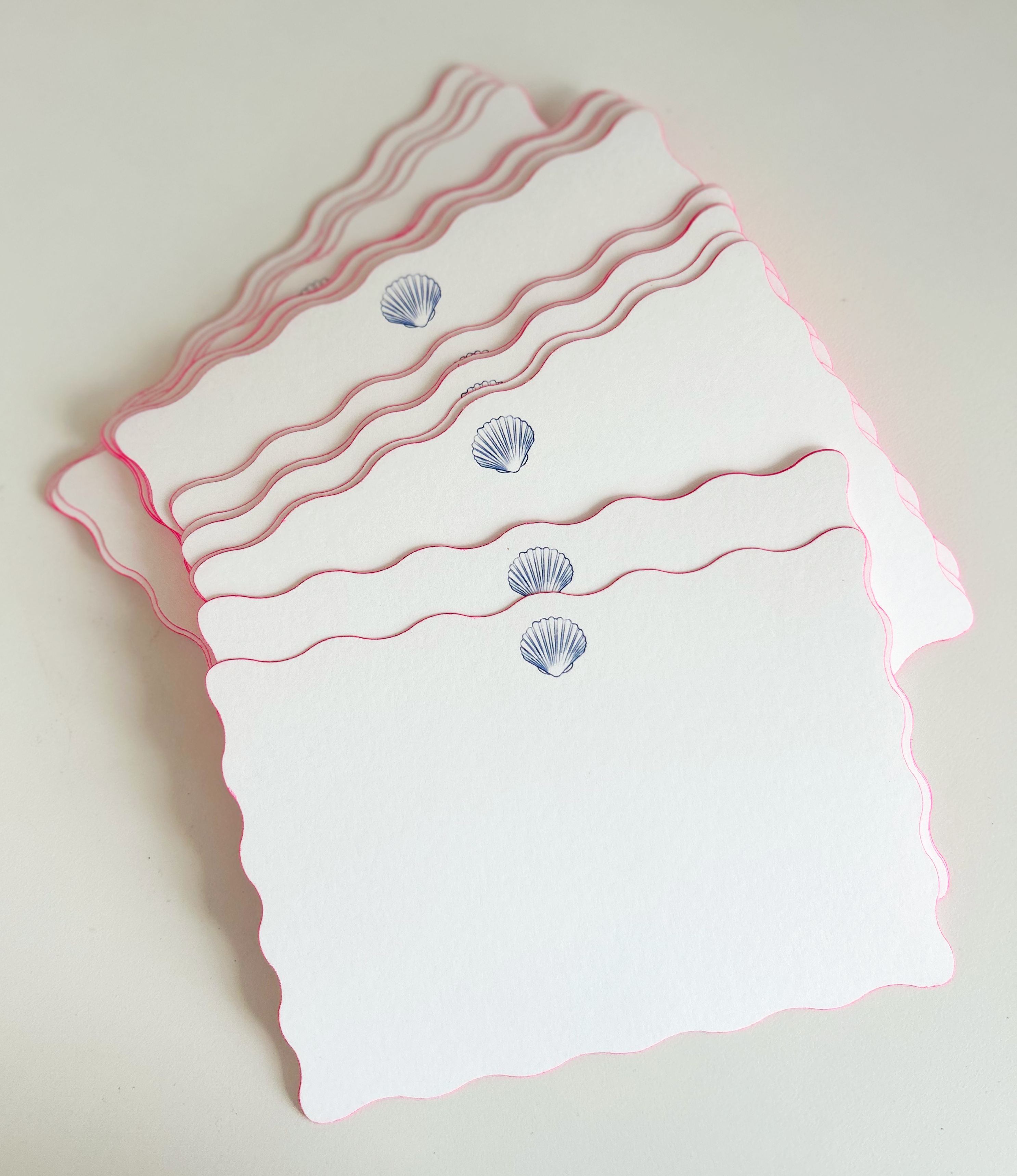Edge Shell SHELL | Scalloped Edge Notecards – The Ink Tree