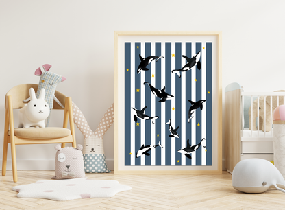 Orcas, Stripes & Stars